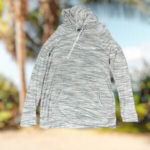 Women's M Hoodie Ink Love & Peace Beach Cover Up Made in U.S.A. Rayon Blend